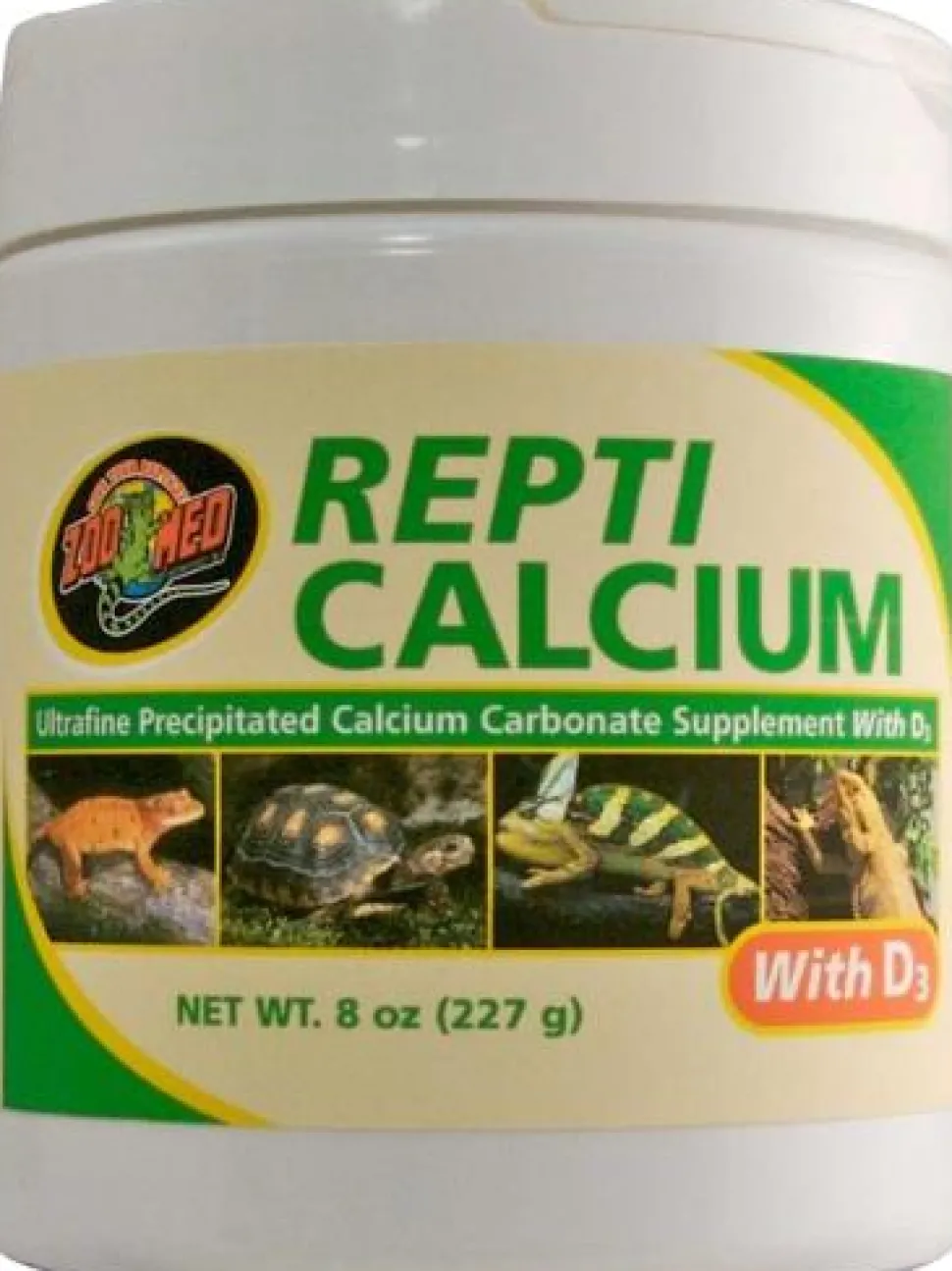 Zoo Med Laboratories Repti Calcium with Vitamin D3 Ultrafine Reptile Supplement - 8 Oz
