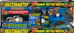 Zoo Med Laboratories ReptiHabitat Turtle Tank and Starter Kit - 20 Gallon
