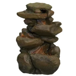 Zoo Med Laboratories Repti Rapids® Reptiles LED Waterfall Rock - 7.25 X 5.5 X 11 Inch Small