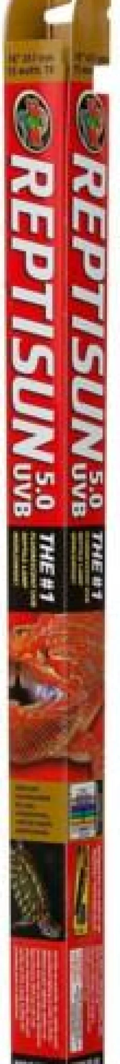 Zoo Med Laboratories ReptiSun 5.0 UVB High-Output T8 Reptile Fluorescent Replacement Bulb - 17 Watt - 24" Inches