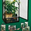 Zoo Med Laboratories ReptiBreeze Reptile Cage with Open-Air Auluminum Screen - Medium - L:16" X W:16" X H:30" Inches