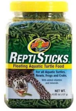 Zoo Med Laboratories ReptiSticks Floating Aquatic Turtle Dry Food - 4.85 Oz