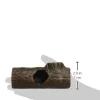Zoo Med Laboratories Sinking Ceramic Catfish Log Aquarium Décor Ornament