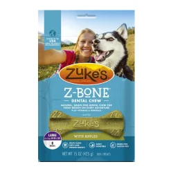 Zuke's Apple - Large Dog Dental Chews - 15 oz Bag