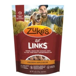 Zuke's Grain Free Chicken & Apple Dog Jerky Treats - 6 oz Bag