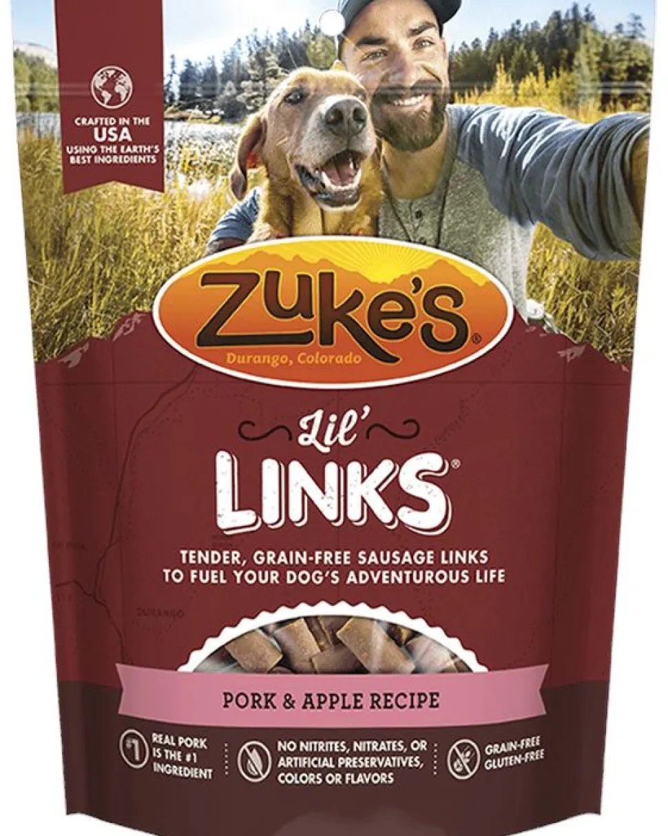 Zuke's Grain Free Pork & Apple Dog Jerky Treats - 6 oz Bag