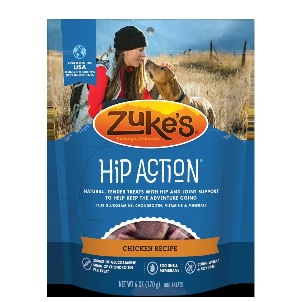 Zuke's Hip Action Chicken Soft and Chewy Dog Treats - 6 oz Bag