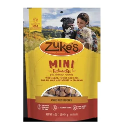 Zuke's Mini Naturals Chicken Soft and Chewy Dog Treats - 1 lb Bag