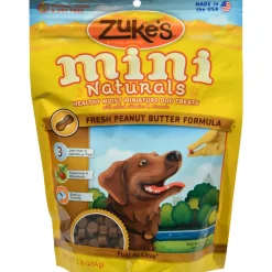 Zuke's Mini Naturals Peanut Butter Soft and Chewy Dog Treats - 1 lb Bag