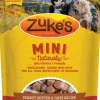 Zukes Mini Naturals Peanut Butter and Oatmeal Training Soft and Chewy Dog Treats