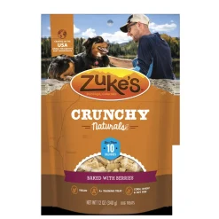 Zuke's 10s Baked with Berries Crunchy Dog Treats - 12 oz Bag