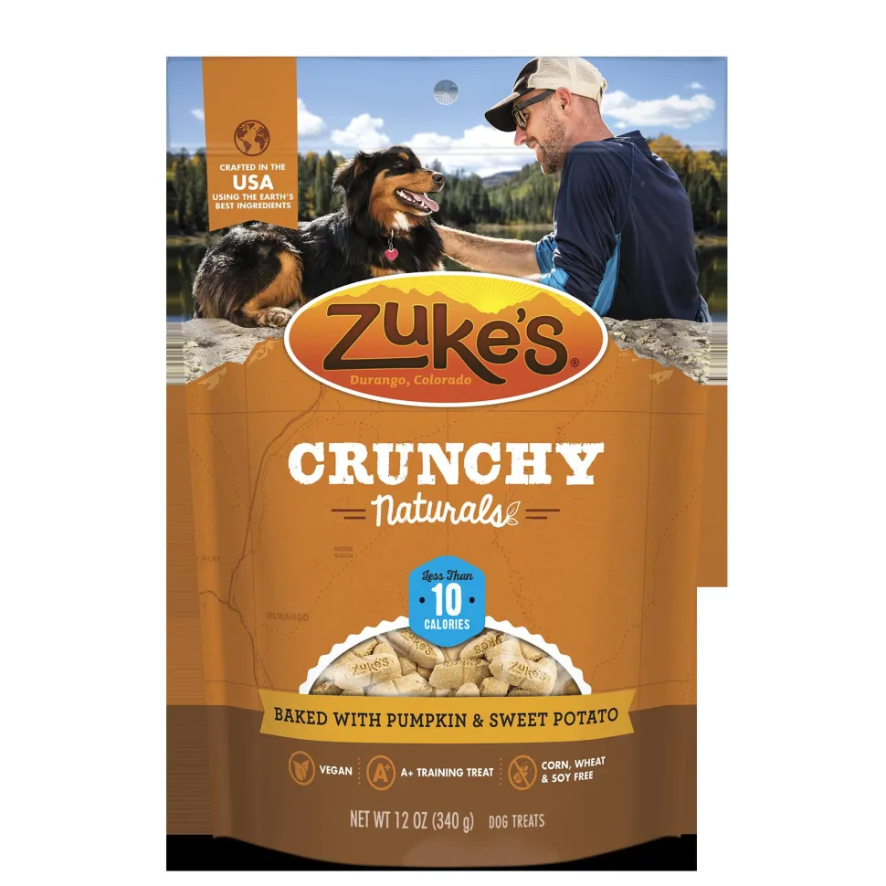 Zuke's 10s Baked with Pumpkin & Sweet Potato Crunchy Dog Treats - 12 oz Bag