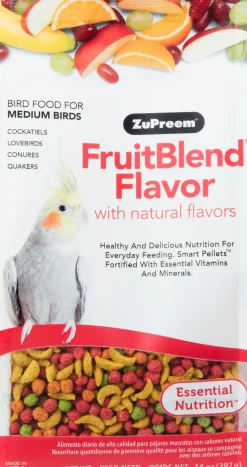 Zupreem Fruitblend Flavor Medium Cockatiel Bird Food - 14 Oz