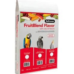 Zupreem Fruitblend Flavor Large Bird Food Parrot Bird Food - 17.5 Lbs