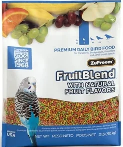 Zupreem Fruitblend Flavor Small Bird Food Parakeet Bird Food - 2 Lbs