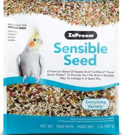 Zupreem Sensible Seed Medium Cockatiel Bird Food - 2 Lbs